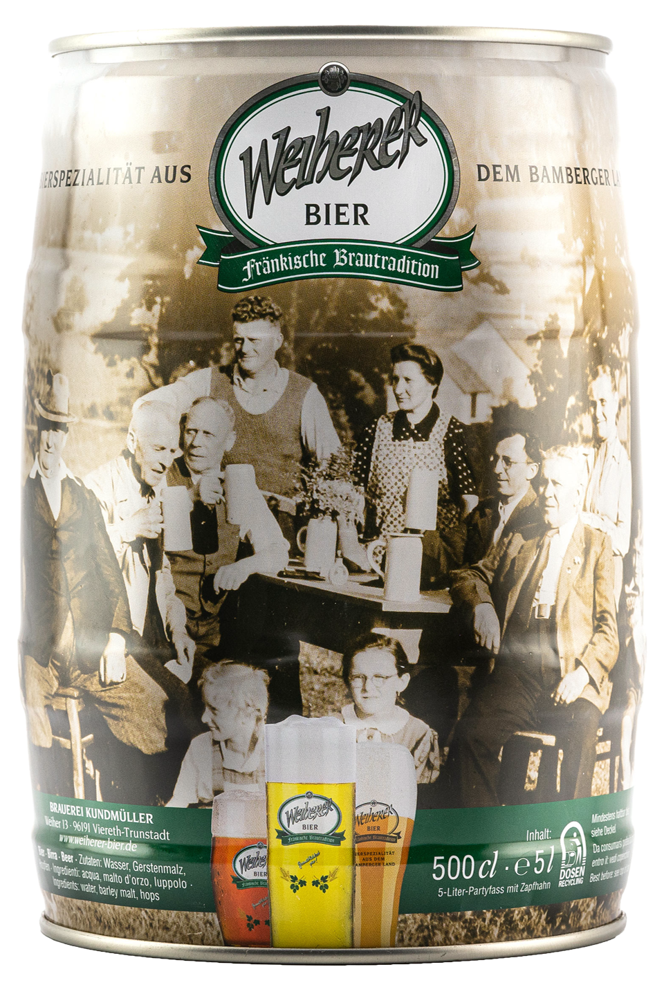 Weiherer Kellerbier - Party Keg